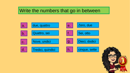 Age and the date in Italian