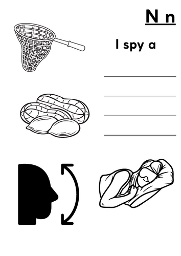 I Spy a... SATPIN - Initial Sound CVC Words
