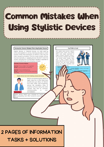 Common Stylistic Device Mistakes: Irony, Metaphor, Hyperbole