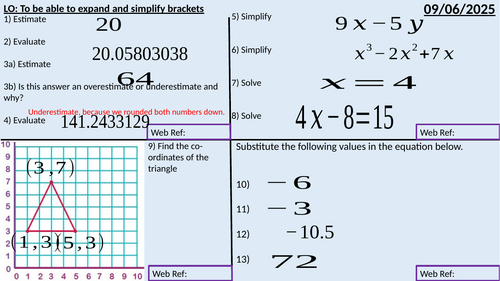 Expand and Simplify single brackets