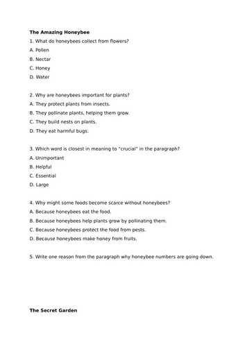Year 6 GL English Revision