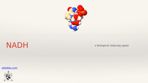 NADH a biological reducing agent