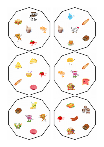 Dobble Food French / nourriture français