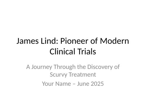 James Lind. Who he was and what he did?