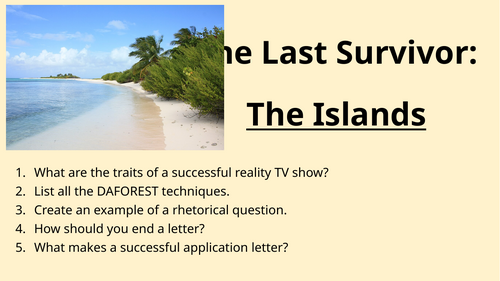 Non Fiction - Survival - The Islands