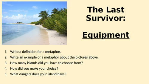 Non Fiction - Survival - Equipment