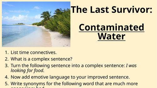 Non Fiction - Survival - Contaminated Water