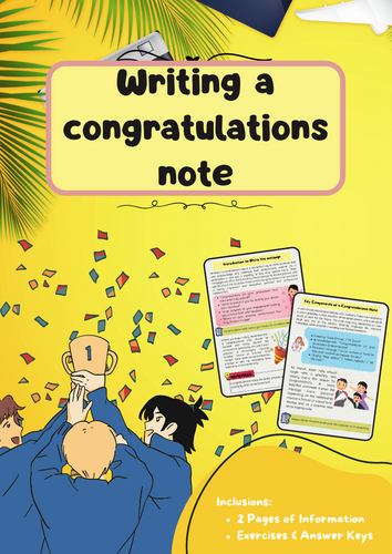 Congratulations Notes: Writing for Special Achievements