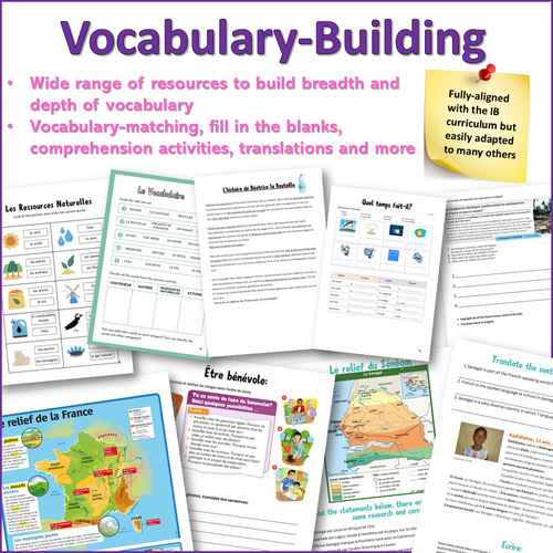 IB Ab Initio French Partage de la Planete | Teaching Resources
