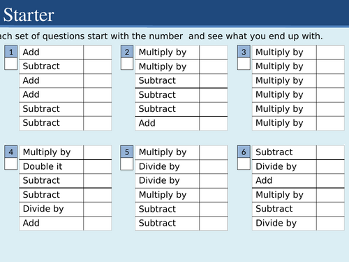 Year 8 Unit 12 Powers of 10