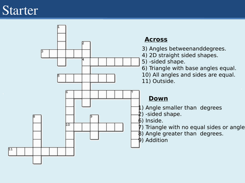 Year 8 Unit 20 Angles