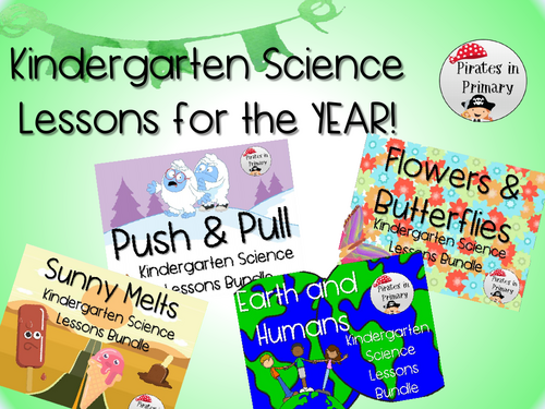 Kindergarten SCIENCE LESSONS FOR THE YEAR *NGSS Aligned
