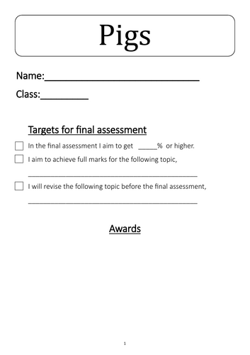 Year 8 Units 21 and 20 Study book