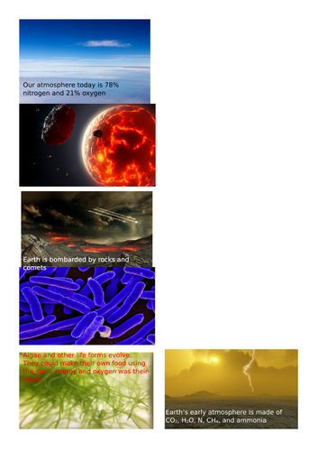Environmental science lesson 3 How life caused change