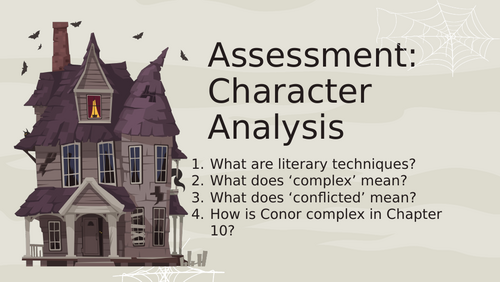 A Monster Calls - Chapter 10 - Assessment Prep and Assessment