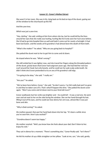 A Monster Calls - Chapter 11 and 12