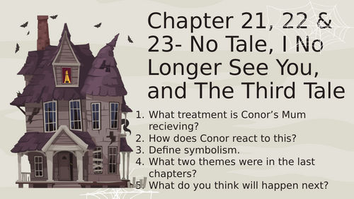 A Monster Calls - Chapter 21, 22 and 23