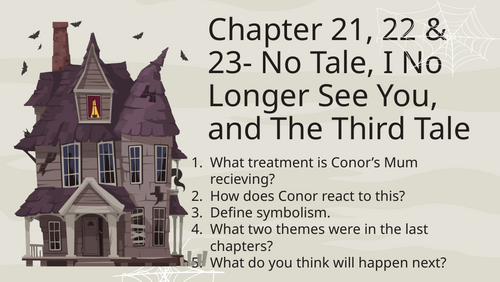 A Monster Calls - Chapter 21, 22 and 23