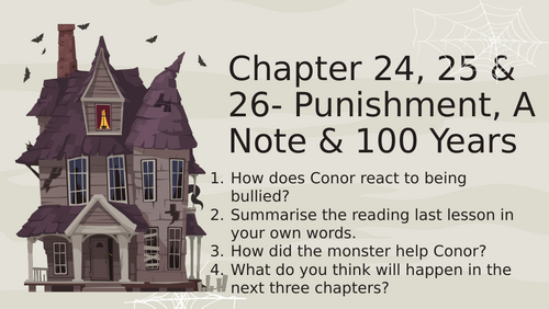 A Monster Calls - Chapter 24, 25 and 26