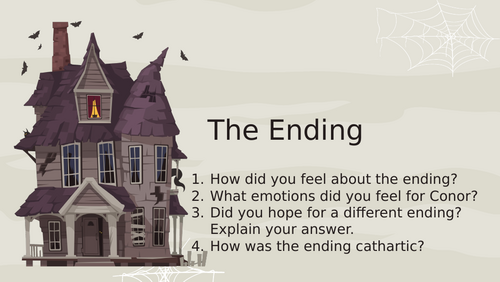 A Monster Calls - The Ending - Catharsis and Diary Entry (possible writing assessment)