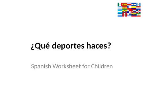 ¿Qué deportes haces? – Talking About Sports