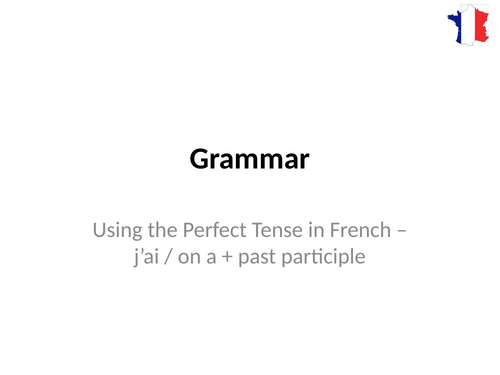 Studio 3 (Vert) - Module 4 - Quel désastre! - Grammar - Perfect tense