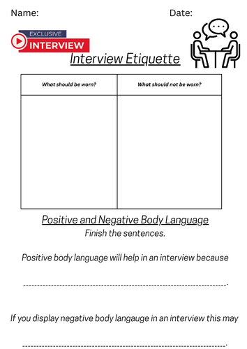 Interview etiquette
