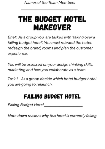 Budget Hotel makeover