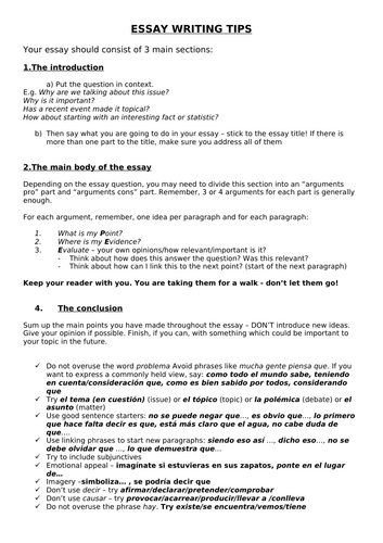 How to write a good essay