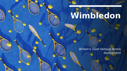 Wimbledon Assembly PowerPoint | KS1 & KS2 | Tennis, Sport & Summer Term