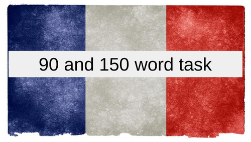 90 and 150 word task