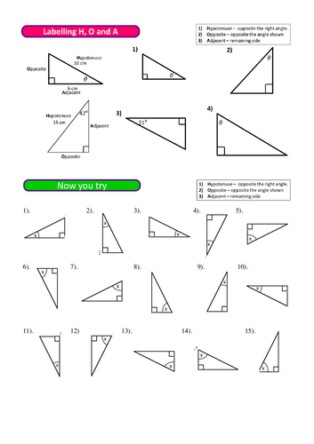 Trigonometry: SOHCAHTOA to find angles