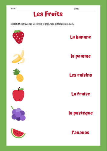 Les fruits