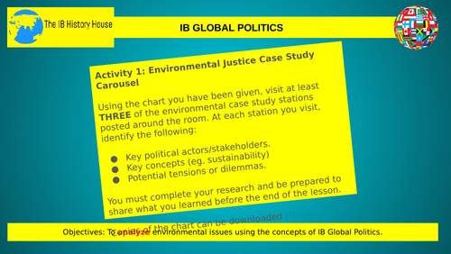 IB Global Politics - HL Challenge: Environment