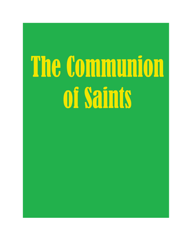 The Communion of Saints