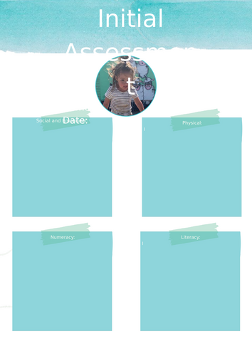 Initial/Exit Assessment Document