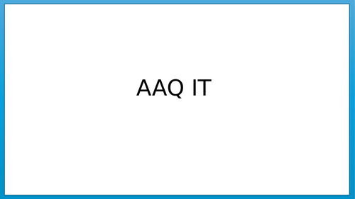 AAQ IT