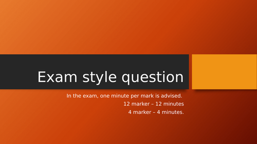 Fortnite PPT on how to answer exam question on website