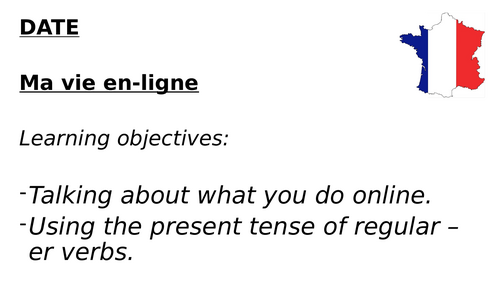 GCSE French (Higher) - Module 1 - Page 9 - Ma vie en ligne