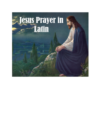 Jesus Prayer in Latin