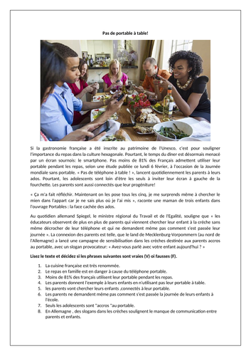 GCSE French (Higher) - Module 1 - Page 9 - Ma vie en ligne