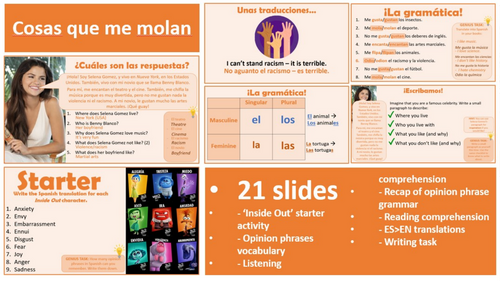 Viva 3, Module 1.1 - Cosas que me molan