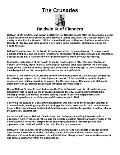 The Crusades Unit Assignment Bundle (53 Articles w/ Questions)