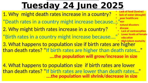 Population change