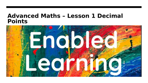 Maths - Decimals