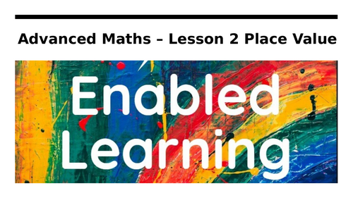 Maths - Place Value