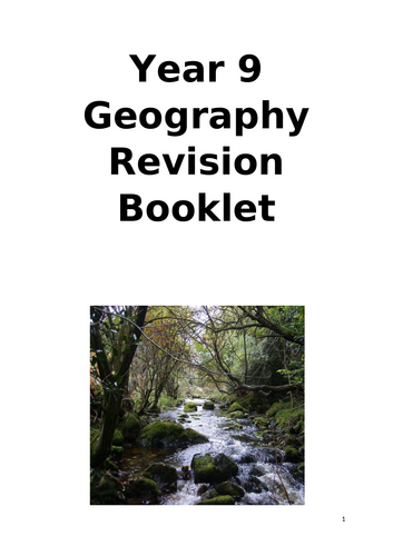 KS3 Geography Rivers Booklet – Fully Resourced & Ready to Use!