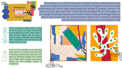 Aboout Matisse Page