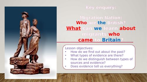 Lesson 3: Migration Nation: What Can We Learn About Migrants Who Came to Britain? (SOURCES/EVIDENCE)