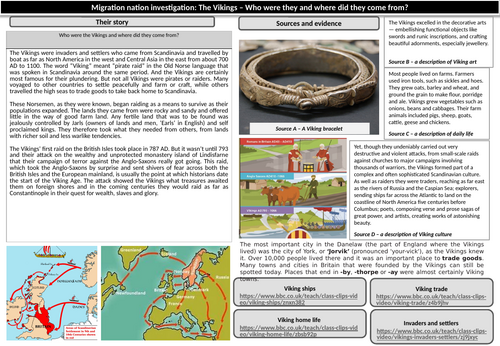 Migration Nation Investigation (FREE - Goes with previous lessons)